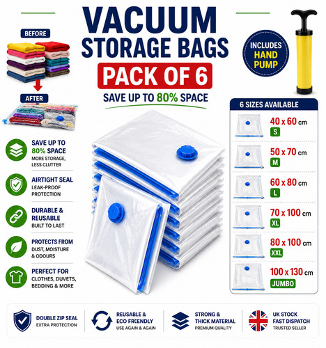 Vacuum storage bags space - vacuum,