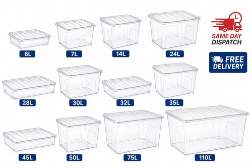 Plastic storage boxes with - storage,