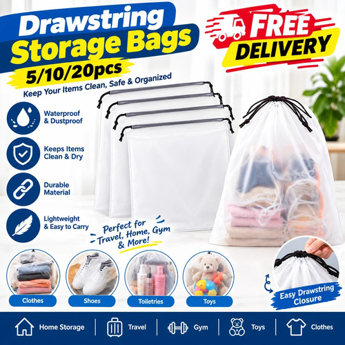 20pcs drawstring shoes bags - drawstring,