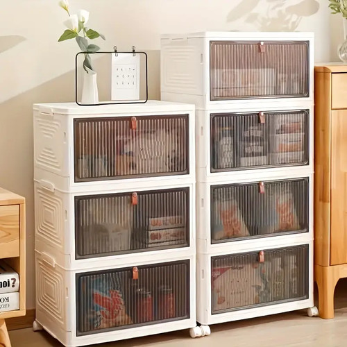 Tier plastic shoe storage - 3/4,