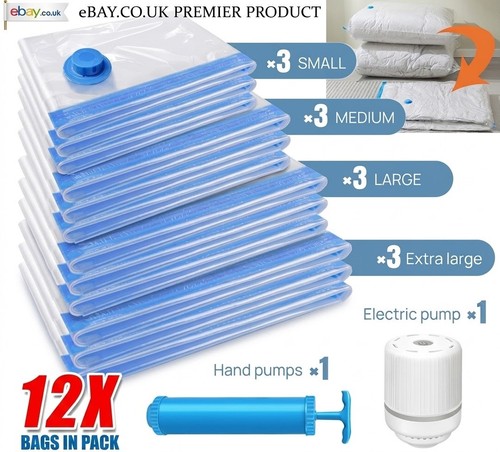 Vacuum storage bags with - vacuum, hand