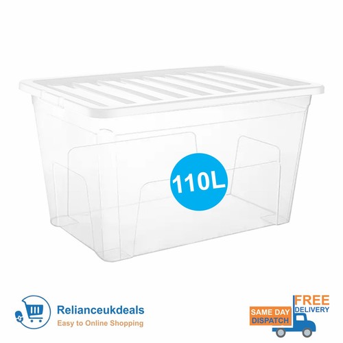 110l plastic storage boxes - plastic,