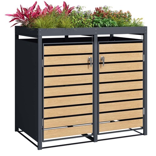 Schartec wheelie bin storage - bin,