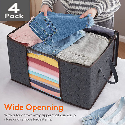Clothes storage bags for under - storage,