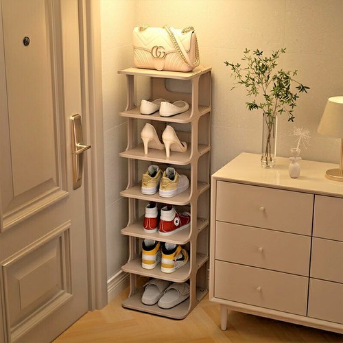 Narrow shoe storage rack - narrow, shelf