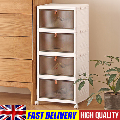 Tier plastic storage drawers - 4,